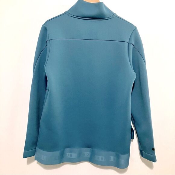 Under Armour Sweatshirt Women Size Large Teal Move Mock - Picture 6 of 10